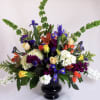 Fresh Floral Tribute of Mixed Flowers