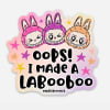LabooBoo Boo sticker as shown