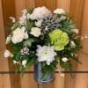 Engraved Large Jar Candle with Optional Floral Arrangement &ndash; Haehn Florist &amp;