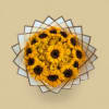 This stunning bouquet of yellow roses and sunflowers perfect for any occasion.
If