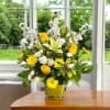 Brighten any space with our Sunshine Delight arrangement &mdash; a cheerful blend