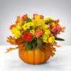 Combine your Flower Power with Pumpkin Power with this wonderful, dare we