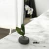 A high quality Single white orchid arrangement with a vase 8.5&quot; D