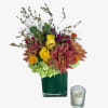 This sweet little design brings together the warm colors and playful textures