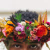 Adorn them with this carefully crafted flower crown that will age beautifully
