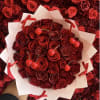 &quot;La Cherry,&quot; inspired by Junior H, features bold red roses adorned with