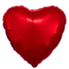 Helium filled 18 inch heart mylar balloon