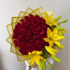  Passion and Joy Bouquet 

A majestic arrangement composed of 50 red