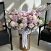 Pink Dream Basket &mdash; a breathtaking symphony of soft blush, cream, and