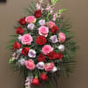 An array of multi-colored roses as pictured, rose colors may vary, on