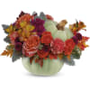 Bring autumn&#039;s charm to your table with the Sage Harvest Bouquet, a