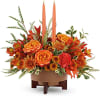 Warm hearts and tables with The Fall Harvest Centerpiece. Featuring two elegant