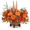 Warm hearts and tables with The Fall Harvest Centerpiece. Featuring two elegant