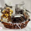This gift basket is filled with goodies that will put a smile