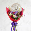 I Love You Blooms with Mylar with seasonal flowers and lisianthus
Purchase standard