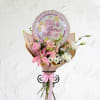 Baby Girl Blooms with Mylar
Purchase standard for hand-held bouquet wrap and deluxe