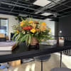 This arrangement exudes the suave confidence of a 1960s advertising executive. A
