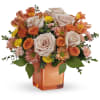 Orange splendor! Celebrate any season, with this lush orange bouquet, artfully gathered