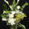 Show them you have great taste with this arrangement of white roses