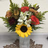 As autumn arrives, gift someone or yourself this beautiful fall arrangement that