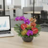 The &#039;Executive Glow&#039; arrangement is a vibrant and unique desktop accent, designed