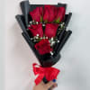 Korean style bouquet:

Elegant and minimalist, wrapped in delicate paper with fresh flowers