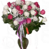 You have to agree, pink and white roses are two colors that