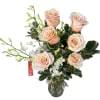 Send bit of paradise for someone special! Giving classic peach roses is