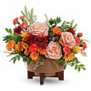 Celebrate the season with warmth and charm. Teleflora&#039;s Copper Celebration Centerpiece captures
