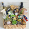 Premium basket of gourmet foods and Florida Tropical Sangria Wine (Veuve Clicquot