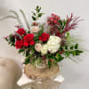 Theme Colors: Shades of white, red and green

Featured Blooms: Roses, Hydrangeas, Pine
