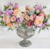 Introducing our stunning modern floral arrangement, an exquisite combination of pink, peach