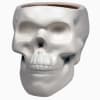 Lush mound of seasonal floral and greenery in our BONE SKULL VASE.
Vase