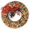 Solid seed, nut, and fruit wreath that is almost to good to