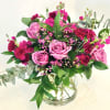 A combination of hot pink flowers will be beautifully arranged in this