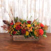 A lovely fall arrangement with natural elements that brings fall into your