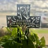 Express heartfelt condolences with our beautifully designed sympathy stake, featuring a &lsquo;Forever