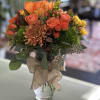 Orange Lilly&rsquo;s, Orange Spray Roses, Yellow Spray Roses, Orange Roses, Dianthus, Rust
