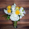 This bouquet reflects compassionate care and delivers a beautiful, uplifting message.