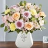 Our serene pastel arrangement is a lovely way to honor someone special.