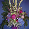 Our most colorful perky display of formal holiday event flowers. Use this