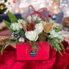 Cute Floral Christmas Purse. Very decorative and a perfect seasonal fit for