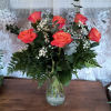 Like the sun setting in the distance, beautiful orange or peach tone
