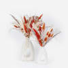 Better Together, this forever floral autumn bud vase set showcases neutral preserved