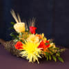 Your Thanksgiving cornucopia with  a splash of color. With garden style