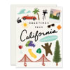 Send someone sunny greetings from California! 

&bull; A2 size card &amp; envelope