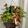 Celebrate the season with our custom built plant baskets.  Shown hear