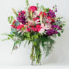 A pink flower arrangement for a special person would typically feature a