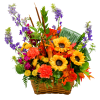Filled with sunshine. Our Sunny Harvest Basket is filled with the colors