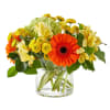 Bright and cheerful, this bouquet captures the warmth of a sunny autumn